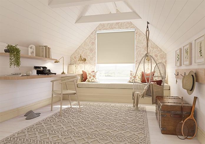 Verona (Blackout), Country Cream - Motorised Roller Blind - Image 7